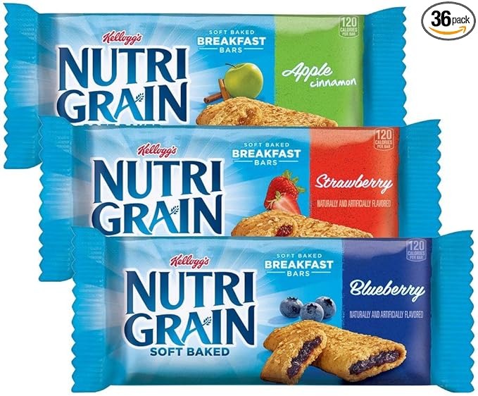 Bulk Buy Kellogg's Nutri-Grain 36-Bar Variety Multi-Pack
