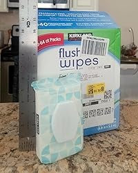 Kirkland Signature Premoistened Flushable Wipes, Fragrance Free, 640-count