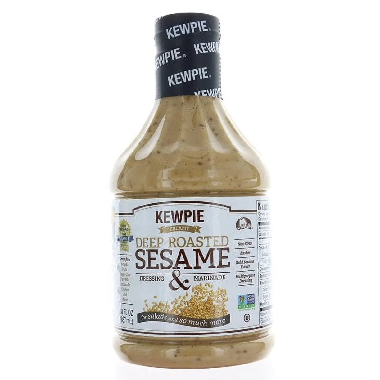 Kewpie Deep Roasted Sesame Dressing & Marinade. 30 Fl. Oz. Each.