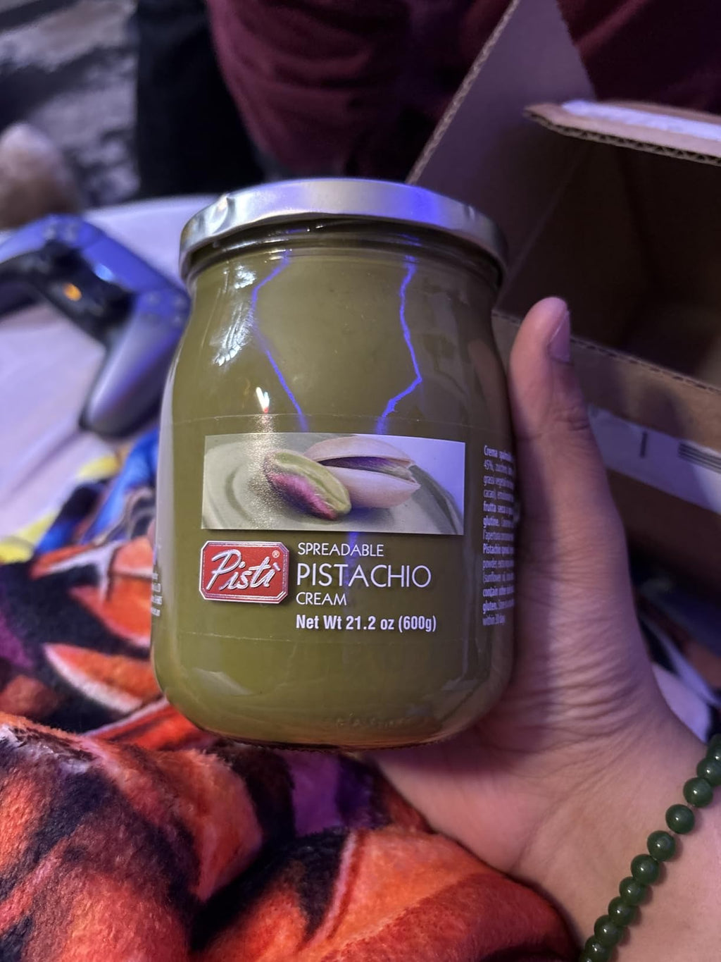 Pisti Cream of Pistachio from Sicily 21.2 Ounce (600g) | Artisanal Italian Nut Spread