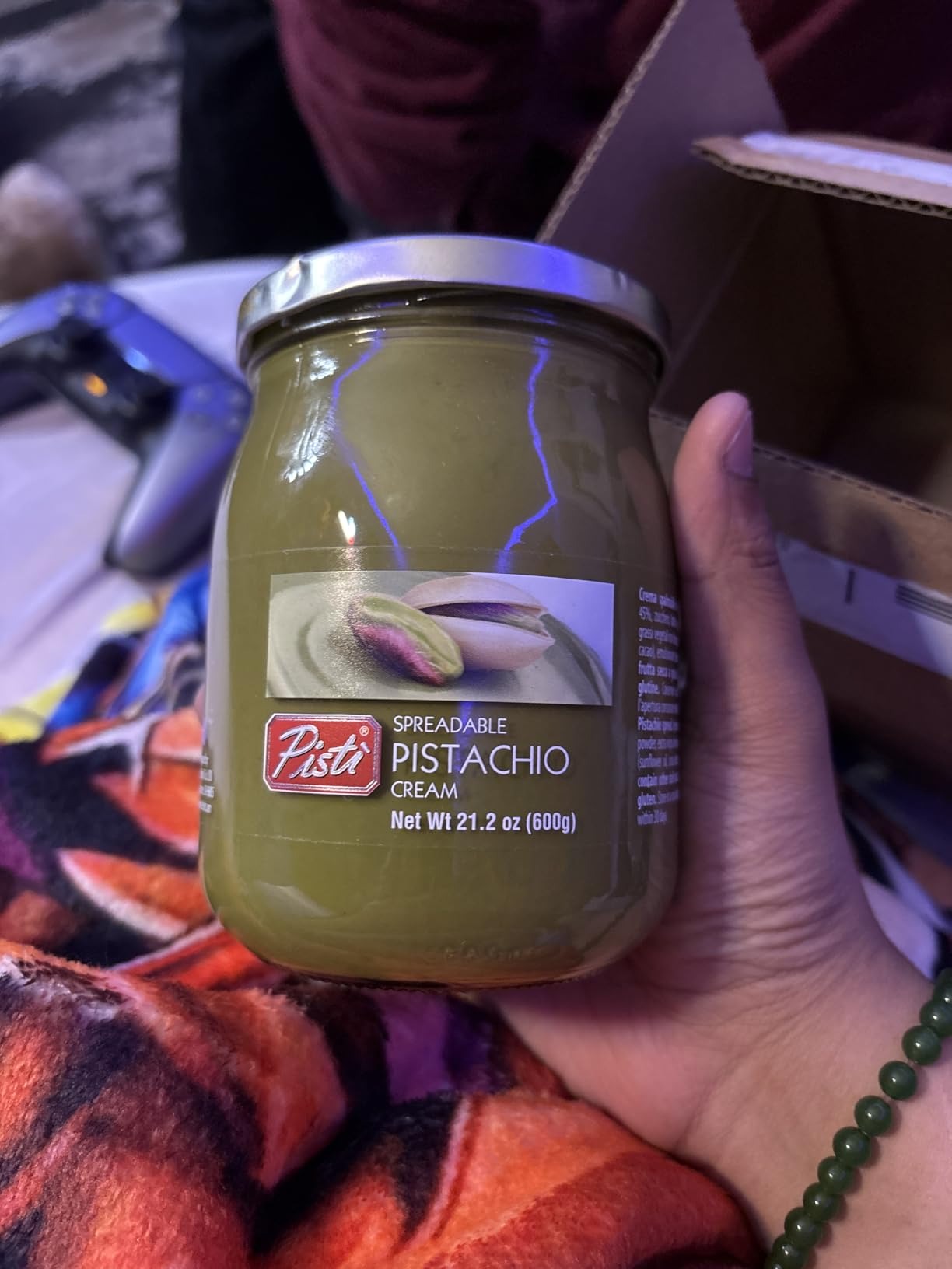 Pisti Cream of Pistachio from Sicily 21.2 Ounce (600g) | Artisanal Italian Nut Spread