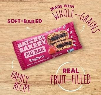 Nature's Bakery Whole Wheat Fig Bar - 24 Count, Blueberry/Raspberry