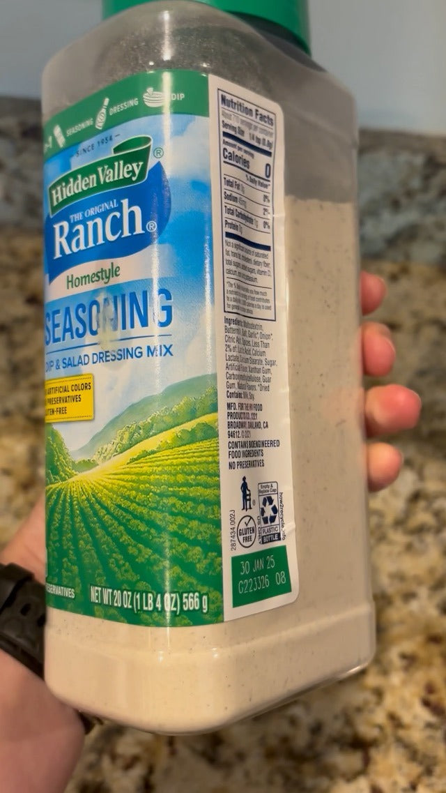 Hidden Valley Original Ranch Salad Dressing and Seasoning Mix (Pack of 1, 16 oz. Canister)