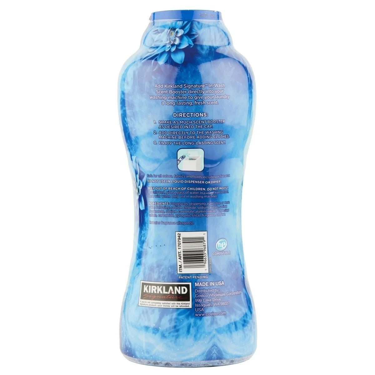 Kirkland Signature Ultra Fresh In-Wash Scent Boosters – Fresh, 45.9 oz