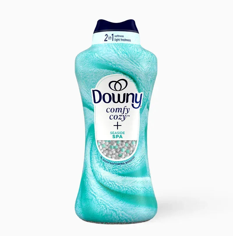 Downy Comfy Cozy In-Wash Laundry Scent Booster Beads, Seaside Spa Scent – 32.1 oz
