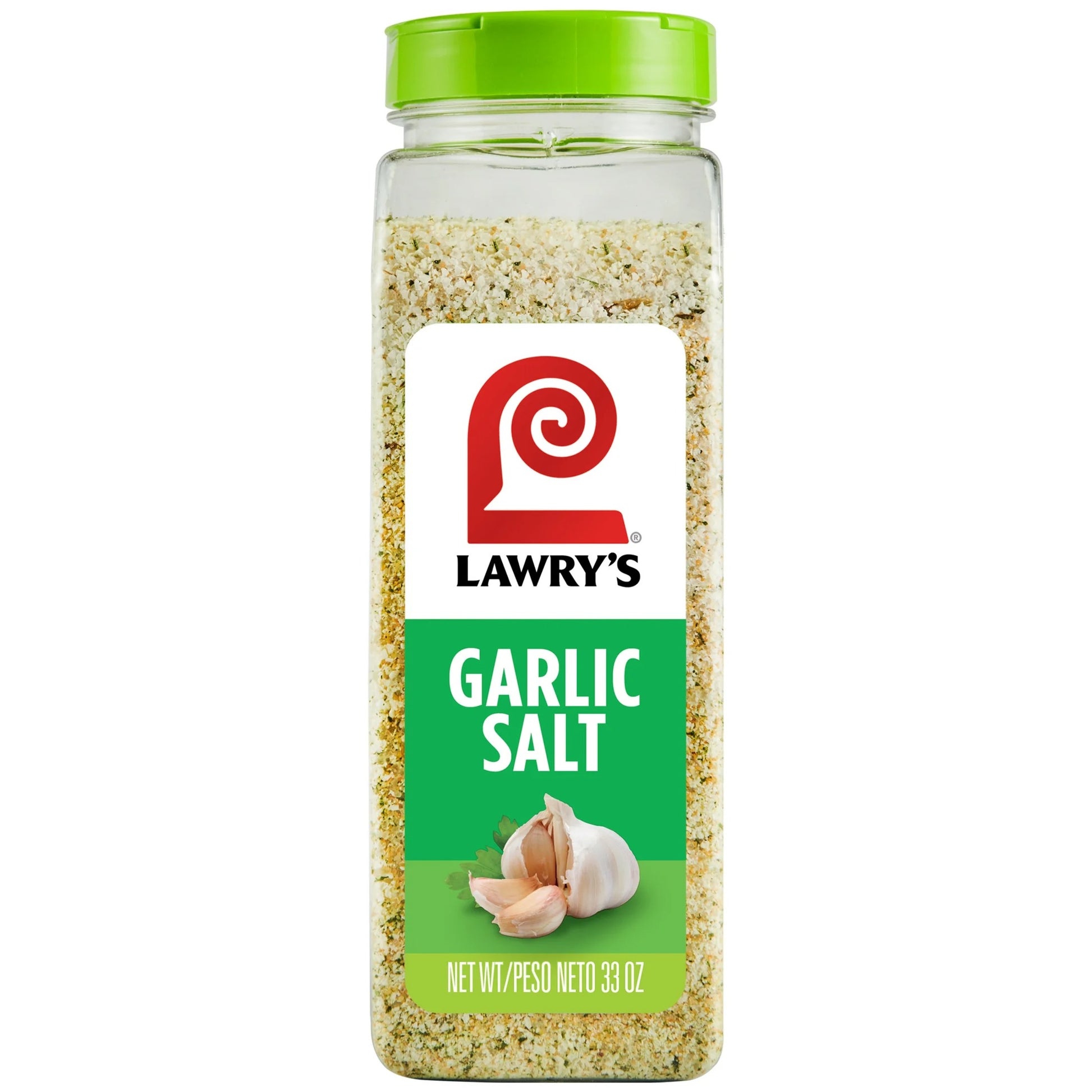 Lawry's Gluten Free Coarse Ground Garlic Salt With Parsley – 33 oz Bottle