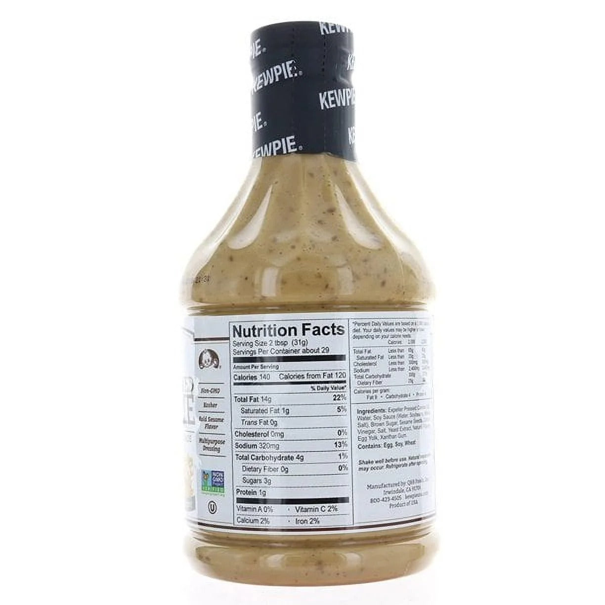 Kewpie Deep Roasted Sesame Dressing & Marinade. 30 Fl. Oz. Each.