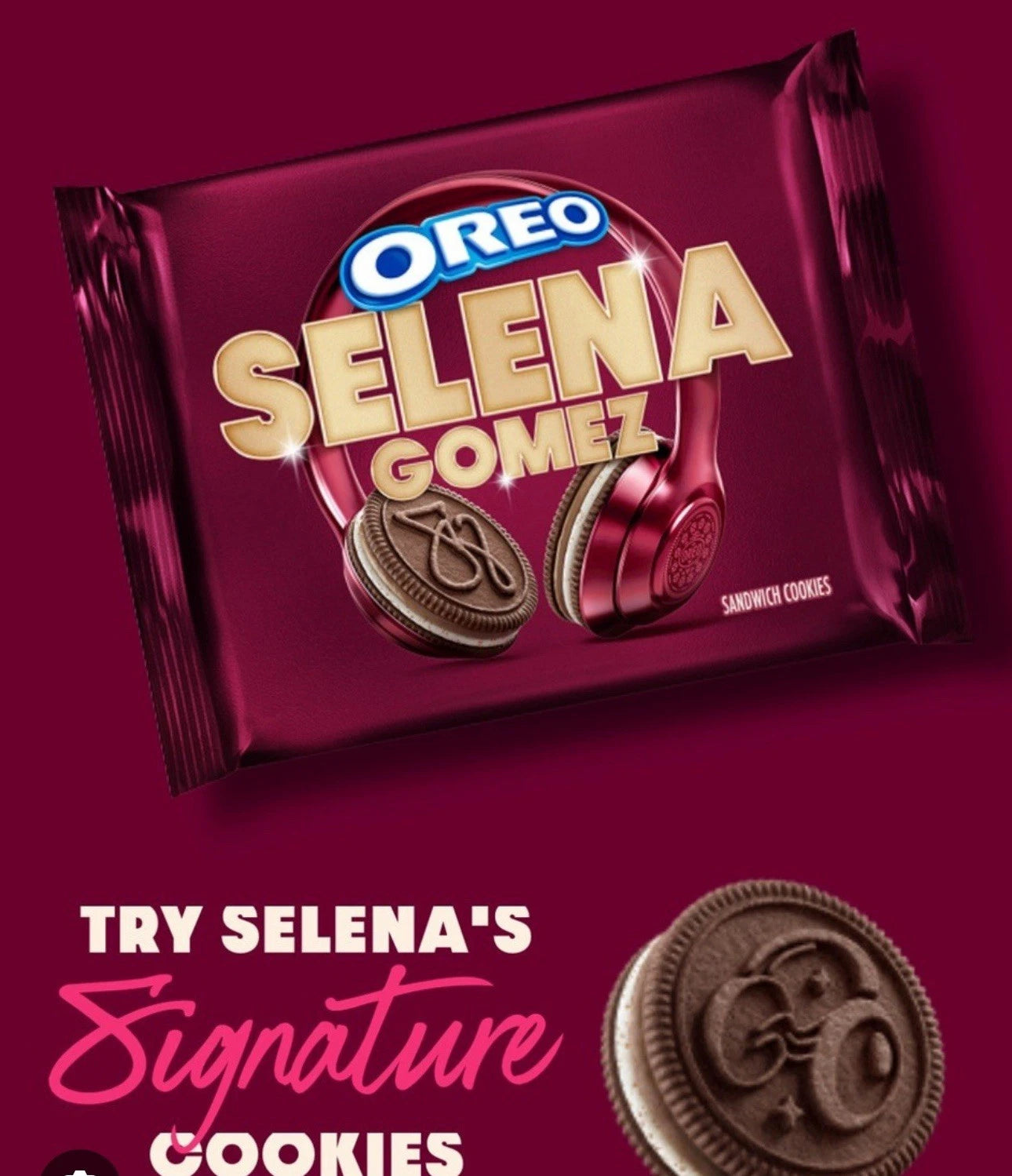 Selena Gomez & OREO Double Stuf Cookies Variety Pack, 1.02 oz., 40 pk