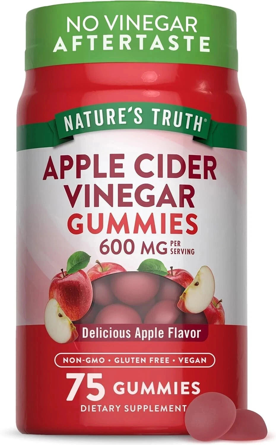Nature's Truth USDA Organic Apple Cider Vinegar 500 mg., 120 Gummies