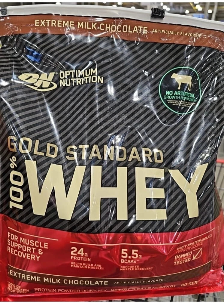 Gold Standard 100% Whey Protein Powder Extra Creamy Chocolate, 10 lb