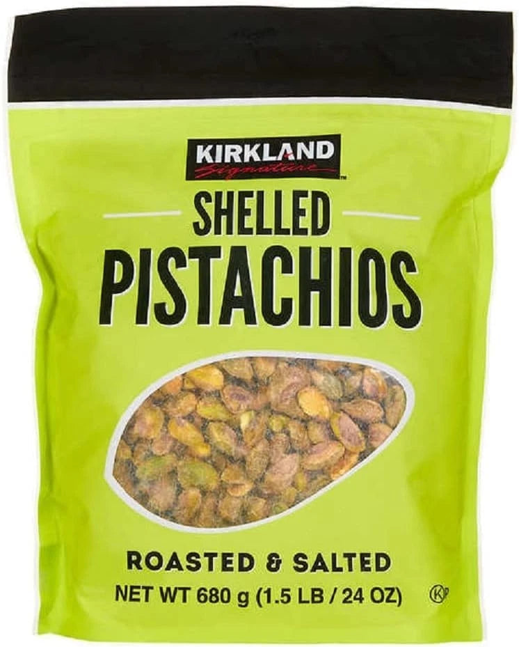 Kirkland Signature Nuts, Shelled Pistachios Roasted & Salted 24 Ounce