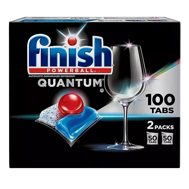 Finish Powerball Quantum Dishwasher Detergent Tablets (100 ct.)