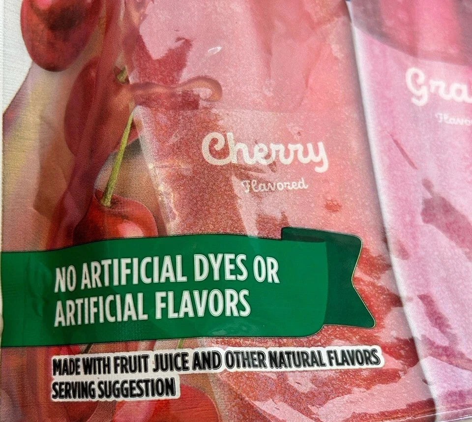 2 PACKS! Jonny Pops Organic Freezer Pops 48 Pieces! Cherry, Grape, Fruit Punch!