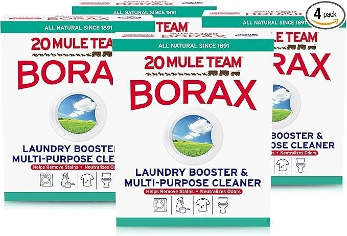 Pack of 2 20 Mule Team Borax Detergent Booster & Multi-Purpose Household Cleaner