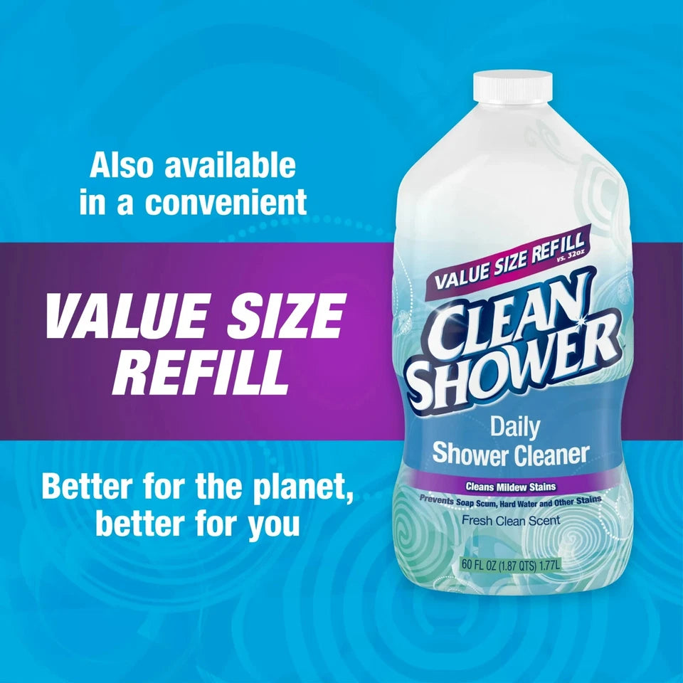 Clean Shower Daily Shower Cleaner 32 fl oz. Bleach and Ammonia Free