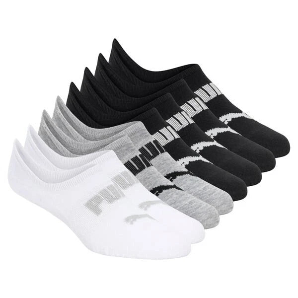 PUMA Ladies' Sneaker Liner Sock, 8-pair, Assorted Colors