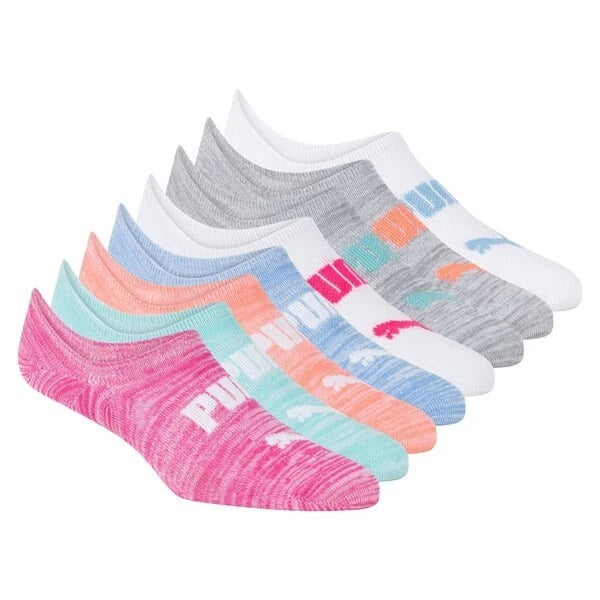 PUMA Ladies' Sneaker Liner Sock, 8-pair, Assorted Colors