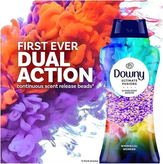 Downy Ultimate Fusions In Wash Scent Booster Dual Action Scent Release 24 oz