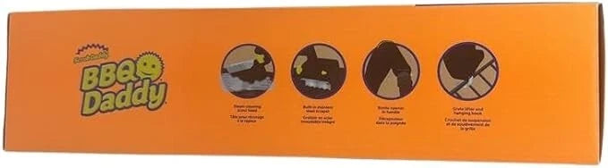 Pack of 2 Scrub Daddy BBQ Steam Cleaning Grill Scrubber Outdoor Tool Cookware