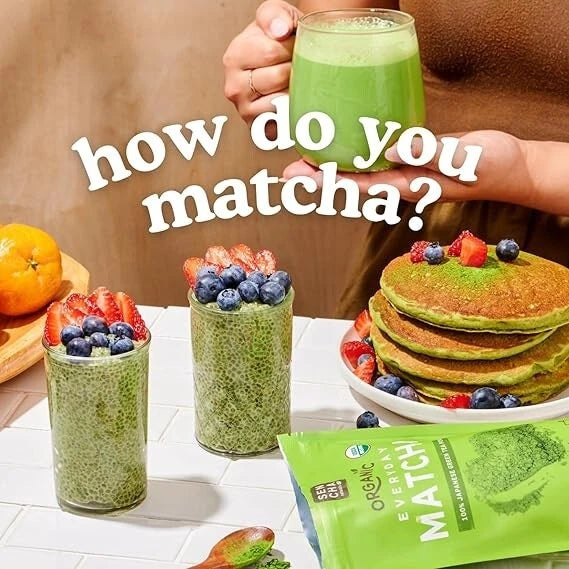 SEN CHA Naturals Organic Matcha Powder, Authentic Japanese Green Tea