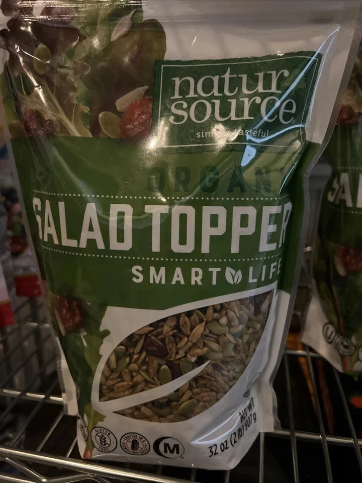 2 Packs NaturSource Organic Salad Topper Smart Life 2 LB Each Pack, Total 4 lbs