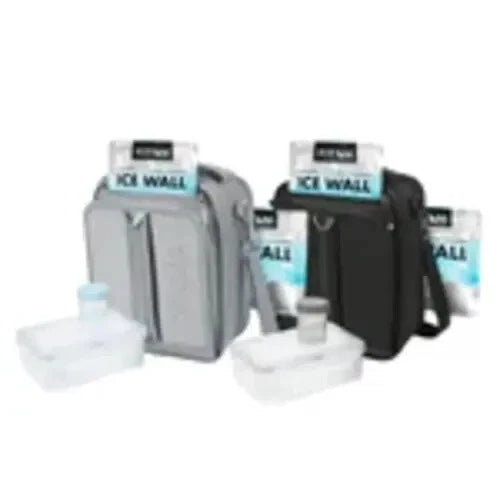 2-Pack Titan Arctic Zone Fridge Cold Crush Resistant Lunch Pack with 2 Ice Walls